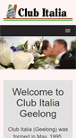 Mobile Screenshot of clubitalia.com.au