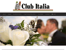 Tablet Screenshot of clubitalia.com.au