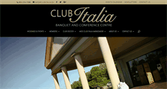 Desktop Screenshot of clubitalia.ca